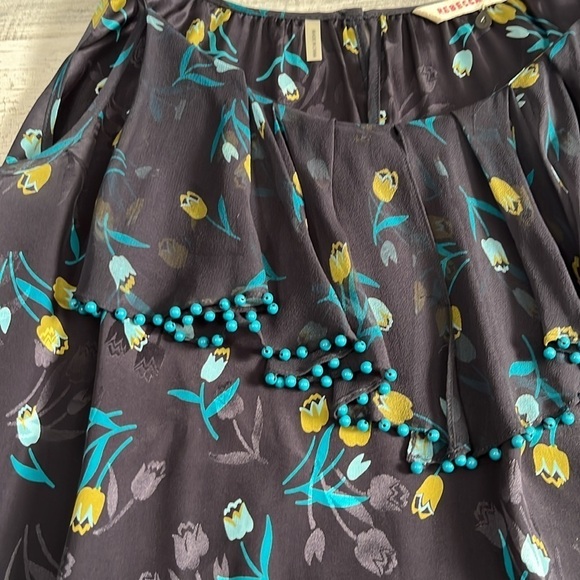 Rebecca Taylor Beaded Floral Tank Size 4 - Picture 3 of 8